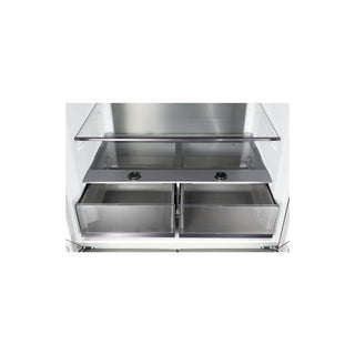CHiQ 503L Cross Door Fridge Black Steel - CCD502NBS