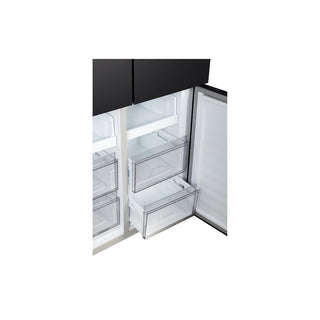 CHiQ 503L Cross Door Fridge Black Steel - CCD502NBS