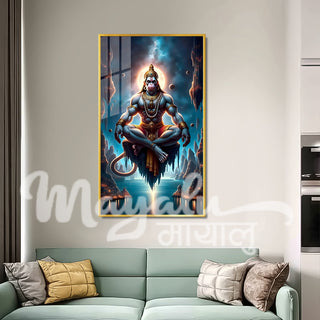 Hanuman Porcelain Wall Art 70X120cm