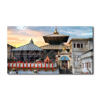 Single Panels Framed Pashupatinath Canvas Printing Picture Art Home Decor