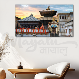 Single Panels Framed Pashupatinath Canvas Printing Picture Art Home Decor