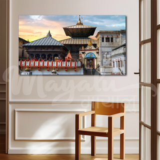 Single Panels Framed Pashupatinath Canvas Printing Picture Art Home Decor