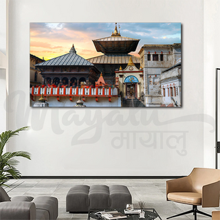 Single Panels Framed Pashupatinath Canvas Printing Picture Art Home Decor