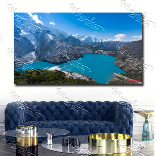 Single Panels Framed Lake Canvas Printing Picture Art Home Decor