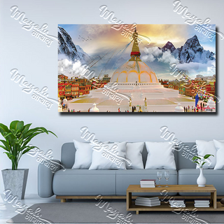 Single Panels Framed Bouddha Canvas Printing Picture Art Home Decor