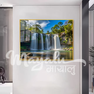 Waterfall Porcelain Wall Art 70X140cm