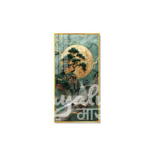 Wisdome Tree Porcelain Wall Art 70X140cm Diamond Effect