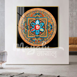 Mandala Porcelain Wall Art (1M*1M)