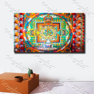 Single Panels Framed Mandala Canvas Printing Picture Art Home Decor