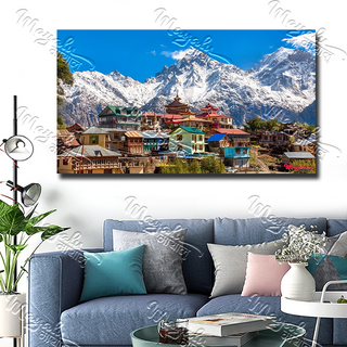 Single Panels Framed Ra Gau with Himal Canvas Printing Picture Art Home Decor