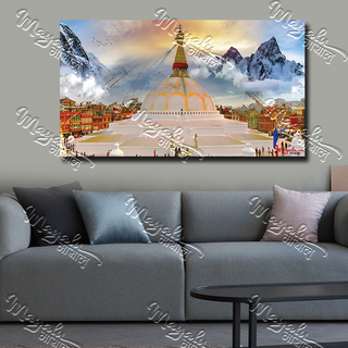 Single Panels Framed Bouddha Canvas Printing Picture Art Home Decor