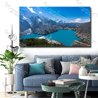 Single Panels Framed Lake Canvas Printing Picture Art Home Decor