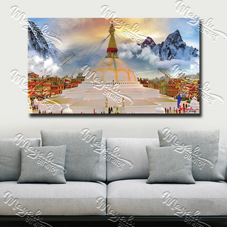 Single Panels Framed Bouddha Canvas Printing Picture Art Home Decor