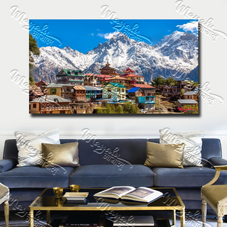 Single Panels Framed Ra Gau with Himal Canvas Printing Picture Art Home Decor