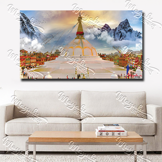 Single Panels Framed Bouddha Canvas Printing Picture Art Home Decor