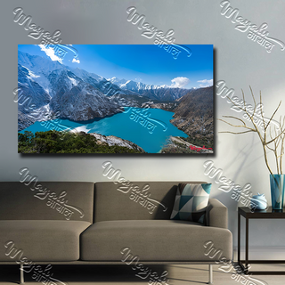 Single Panels Framed Lake Canvas Printing Picture Art Home Decor