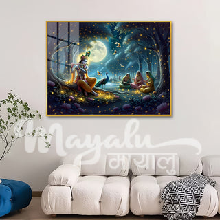 Krishna Porcelain Wall Art 75X100cm Diamond Effect