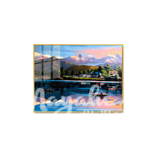 Mountain Mirage Porcelain Wall Art 75X100cm