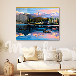 Mountain Mirage Porcelain Wall Art 75X100cm