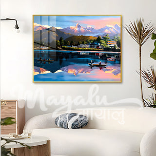 Mountain Mirage Porcelain Wall Art 75X100cm