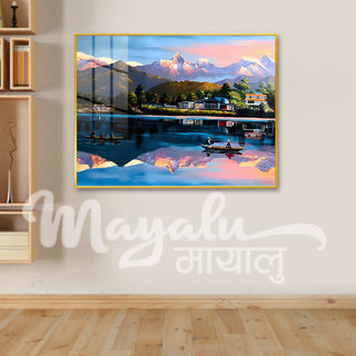 Mountain Mirage Porcelain Wall Art 75X100cm