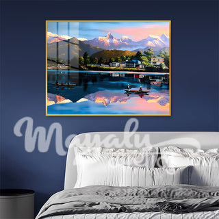 Mountain Mirage Porcelain Wall Art 75X100cm