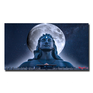 Single Panels Framed Mayalu Adiyogi Canvas Printing Picture Art Home Decor