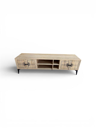 Mayalu Bondi TV Unit – Oak Finish | Modern Entertainment Unit with Storage