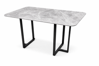 Mayalu Hurstville Marble Top Dining Table with 6 Chair Sets