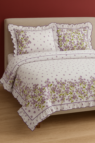 Premium 100% Cotton Bedding Set (Bedsheet Set) – Quilt Cover, Flat Sheet & Pillowcases