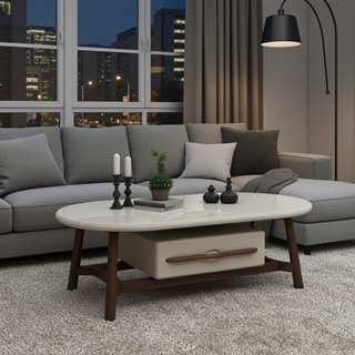 Mayalu Glass Top Cronulla Coffee Table