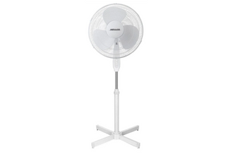 Heller 40cm White Pedestal Fan