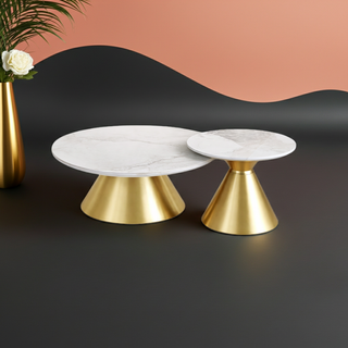 Mayalu Cappuccino Nesting Coffee Table Set