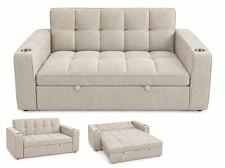 Mayalu Pull-Out Sofa Bed – 3-in-1 Convertible Sofa