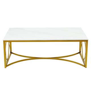 Mayalu Rectangular Glossy White Coffee Table (120*60cm)