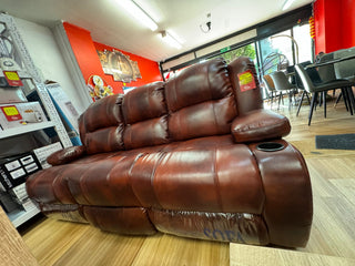 Mayalu Manual Recliner Sofa (Leather)