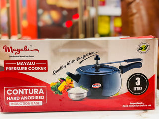 Mayalu Contura Pressure Cooker, Black,