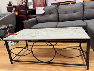 Mayalu Rectangular Glossy White Coffee Table (120*60cm)