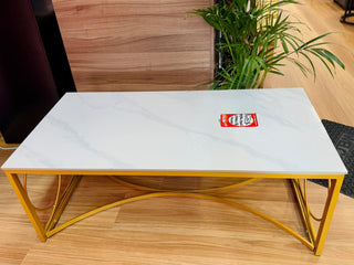 Mayalu Rectangular Glossy White Coffee Table (120*60cm)