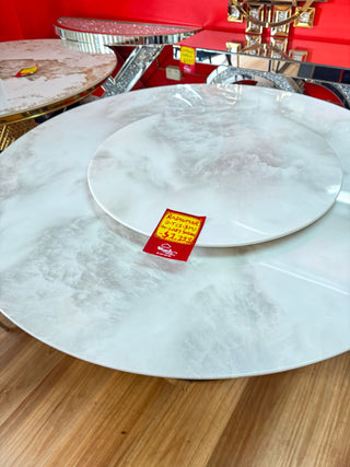 Mayalu Rajkumar Dining Table with Lazy Susan (1.3M)