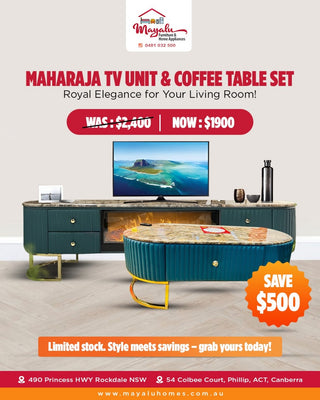 Mayalu Maharaja TV Unit & Coffee Table Set