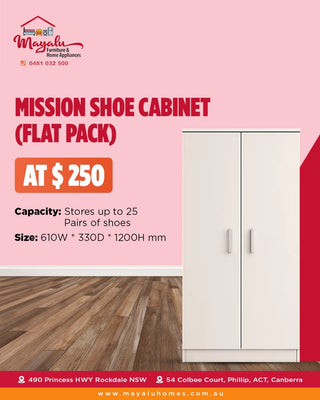 Mission Shoe Cabinet