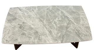Mayalu Marble Top Mayor Coffee Table with Sturdy Metal Legs(110*60*47cm)