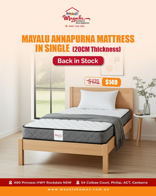 Carlton Single Bed & Annapurna Mattress Combo – FREE Blanket Included