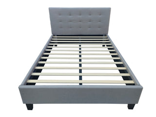 Mayalu Carlton Bedframe & Annapurna Mattress Package - Grey