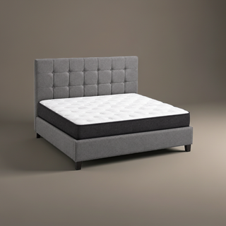 Everyday Fabric Bedframe & Premium Pocket Spring Mattress Combo