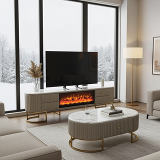 Mayalu Maharaja TV Unit & Coffee Table Set